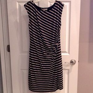 LOFT Striped Pullover dress